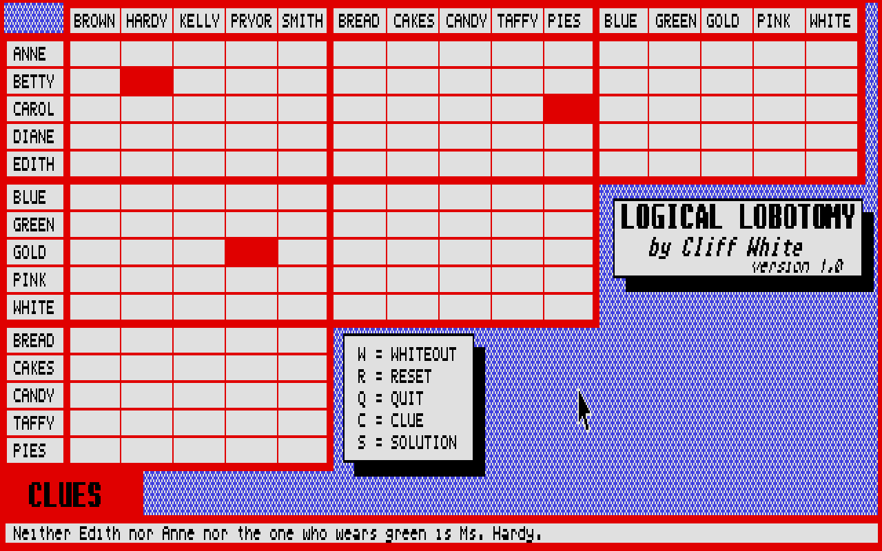 Logical Lobotomy atari screenshot